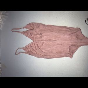 pardon dusty rose body suit